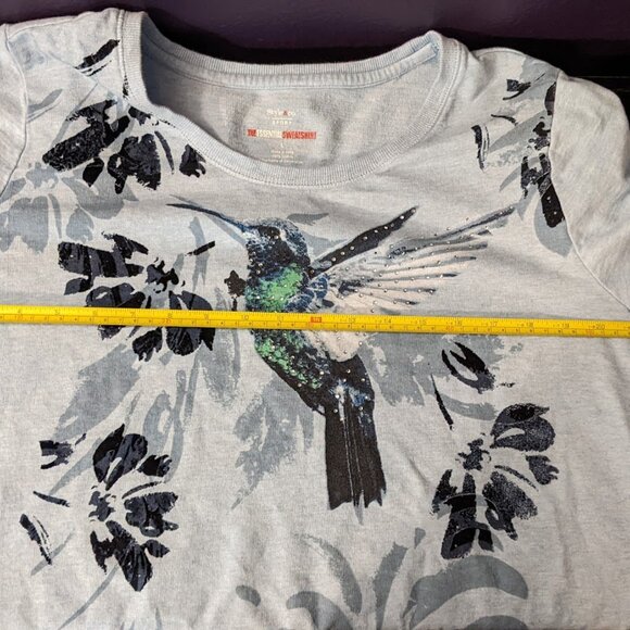 Style and Co. Humming Bird Sweatshirt size Large - Picture 5 of 11
